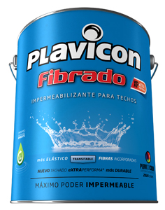 Plavicon techos Fibrado ROJOx 10 kgs.