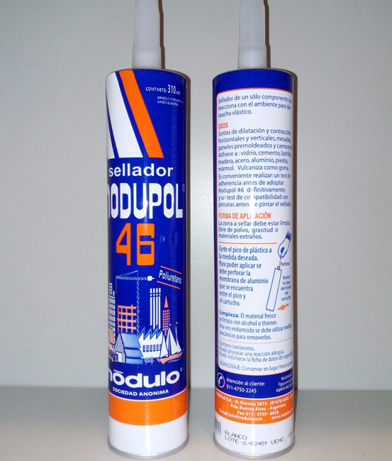 Sellador Nodupol 46 cartucho gris x 300 ml.