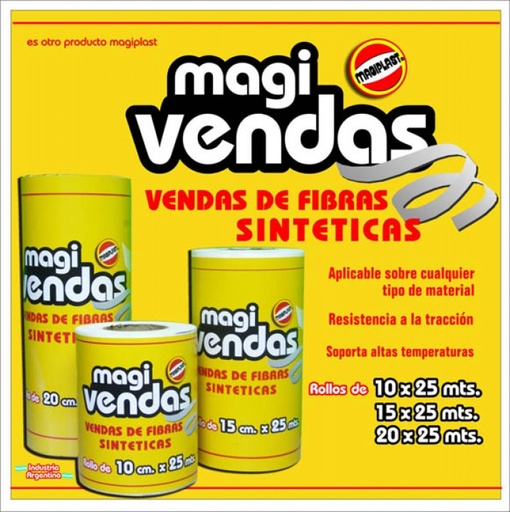 Venda Magiplast 25mts. x 0.10 mts.