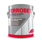 Ferrobet fondo galvanizado Blanco x  4 lts.