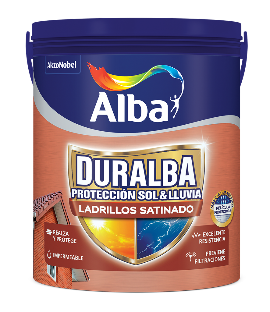 Duralba ladrillos satinado x 20 lts.