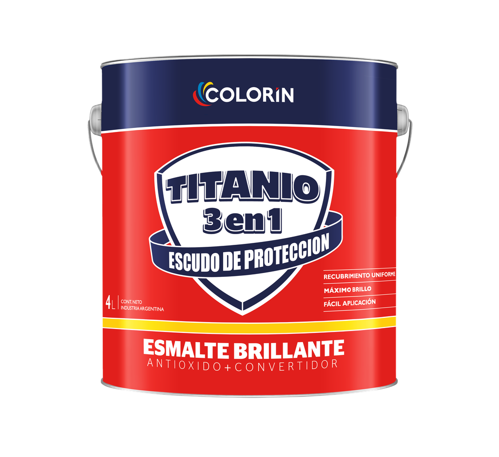Titanio esmalte brillante x 1 lt.