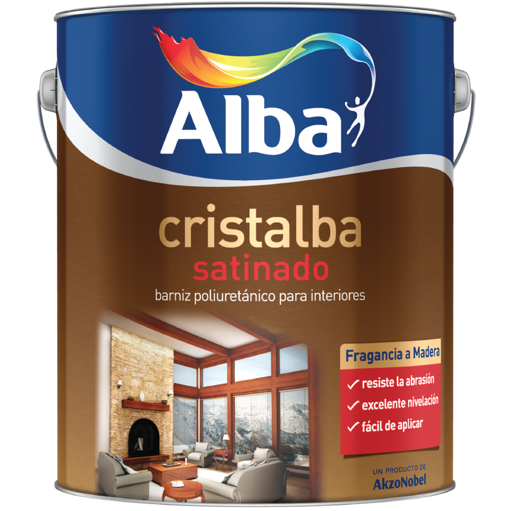 Cristalba barniz interior satinado x 1 lt.