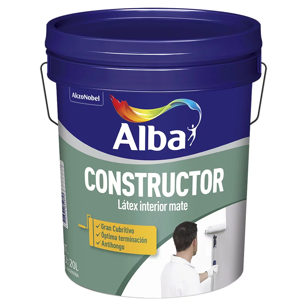 Constructor  latex interior blanco x 20 lts.