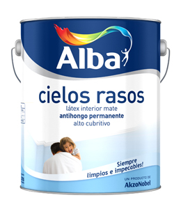 Alba cielo rasos premium x 20 lts.