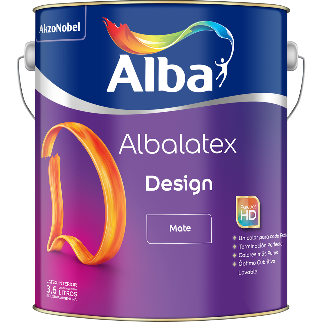 Albalatex design Blanco mate x 4 lts.