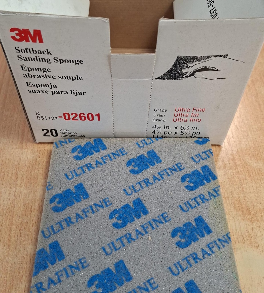Esponjas abrasivas 3M Gr.U/Fin