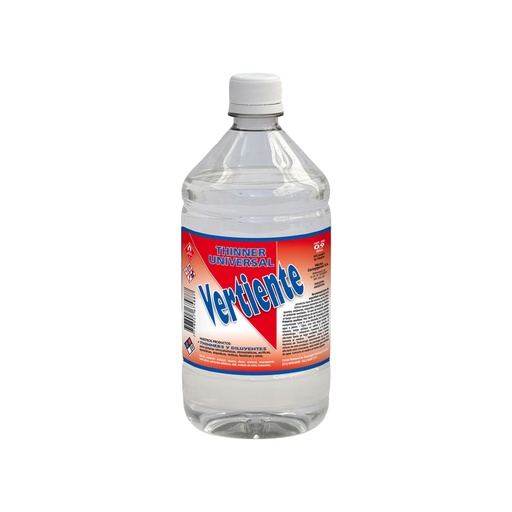 Vertiente thinner universal Envase Plastico x 0.9 lt.