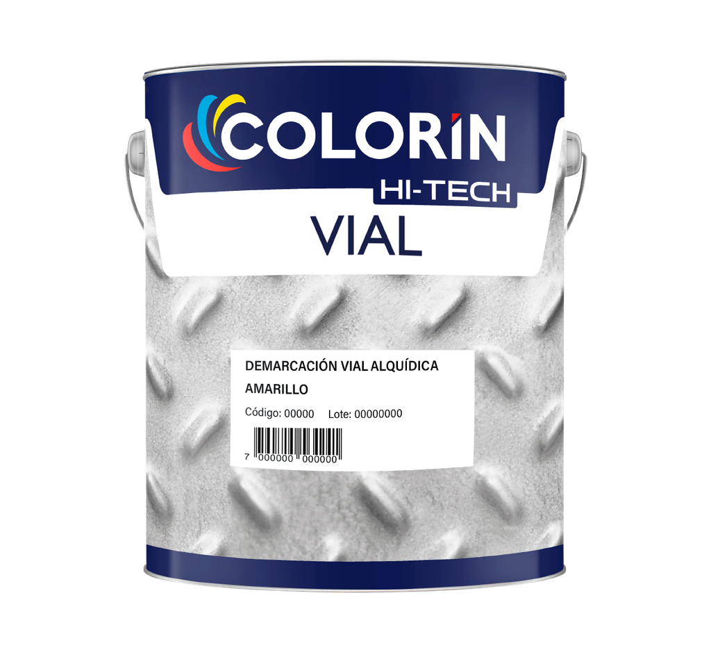 Colorin Demarcacion Vial Alquidica Hi tech  4 Lts.