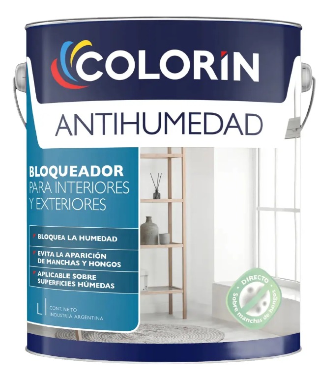 Colorin Antihumedad Blanco mate x 1 lto.
