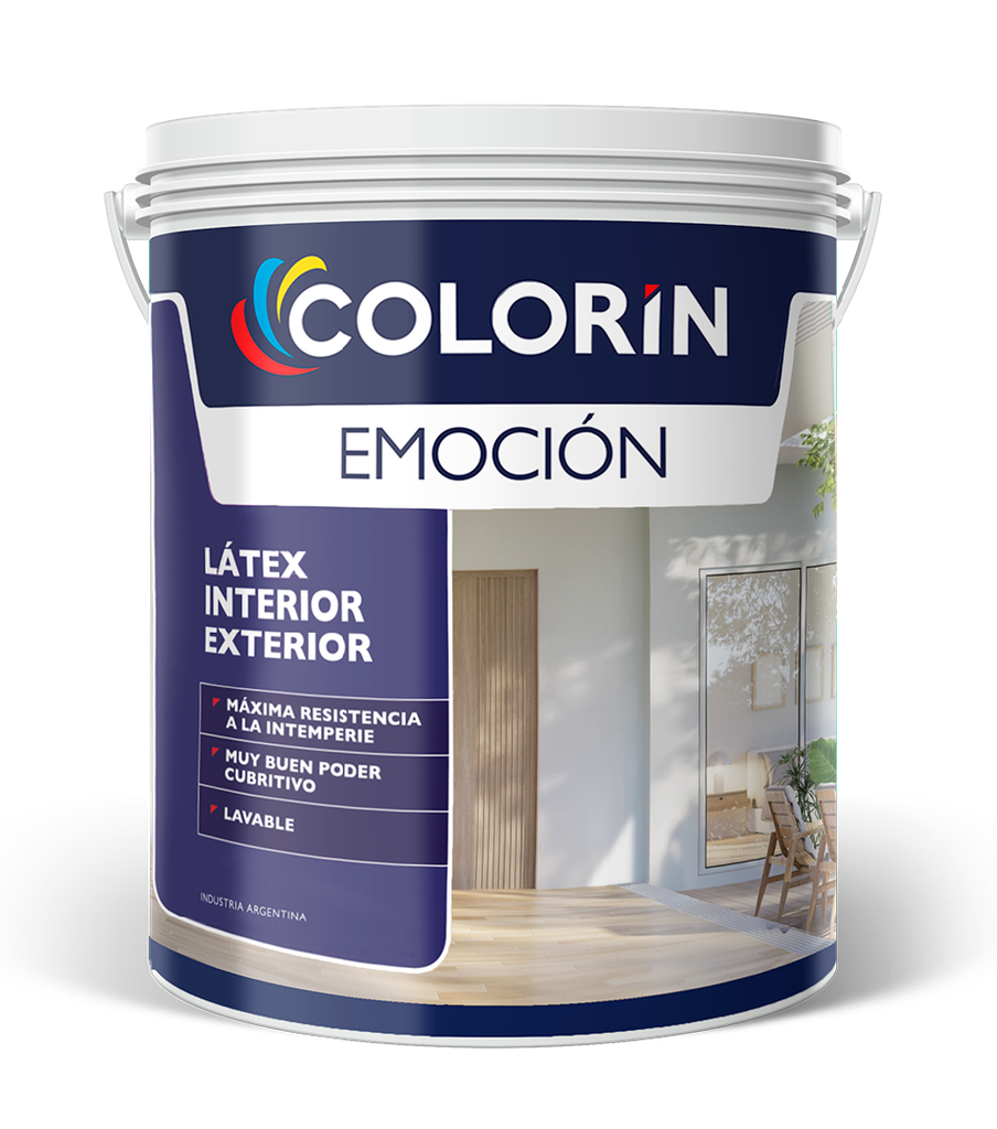 Emocion latex mate int/exterior Blanco x 1 lt.