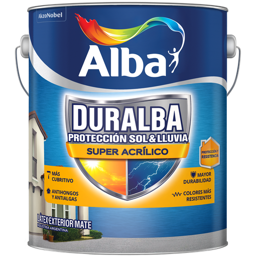 Duralba latex ext. x 4 lts.