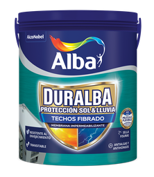 Duralba techos fibrado teja continental x 10 lts.