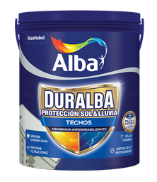 Duralba techos sin fibra teja continental x 10 lts.