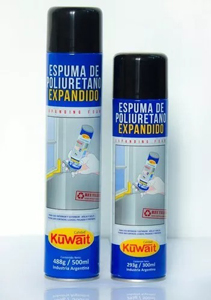 Kuwait espuma de poliuretano x 500 ml.