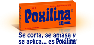 Poxilina 10´ gris x 70 grs.