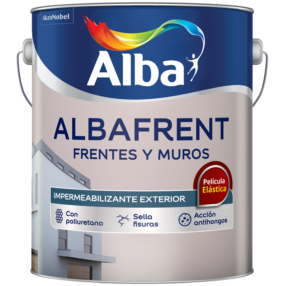 Albafrent frentes y muros blanco x 20 lts.