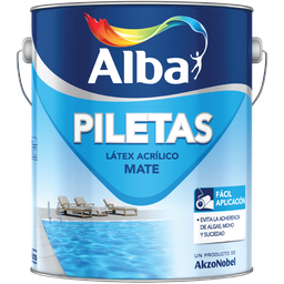 Pileta Alba latex acrilico x 4 lts.