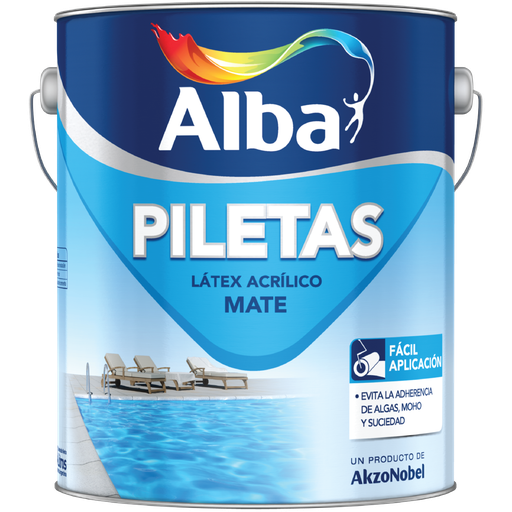 Pileta Alba latex acrilico x 4 lts.